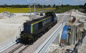 Lokomotywa S12 test obciążeniowy